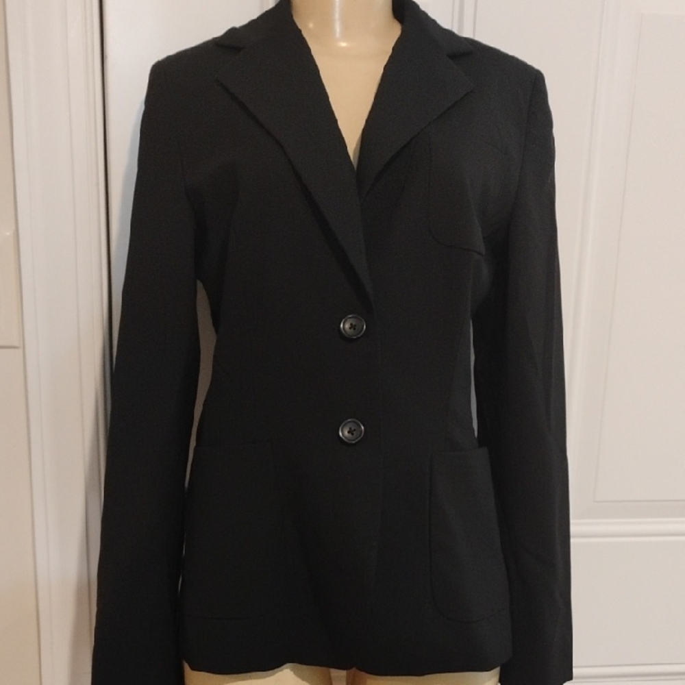 Banana Republic Black Two-Button Women's Blazer Size 8